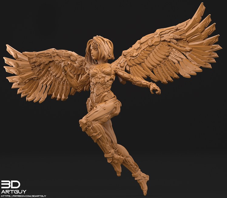 图片[2]-【战斗天使】阿丽塔-3D合纵社-3D打印模型STL格式3mf格式免费下载！