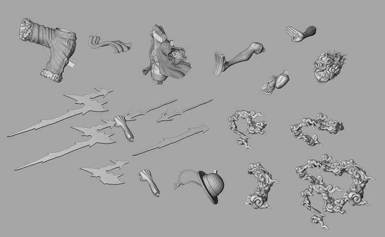 图片[3]-【海贼王】路飞尼卡形态-3D合纵社-3D打印模型STL格式3mf格式免费下载！