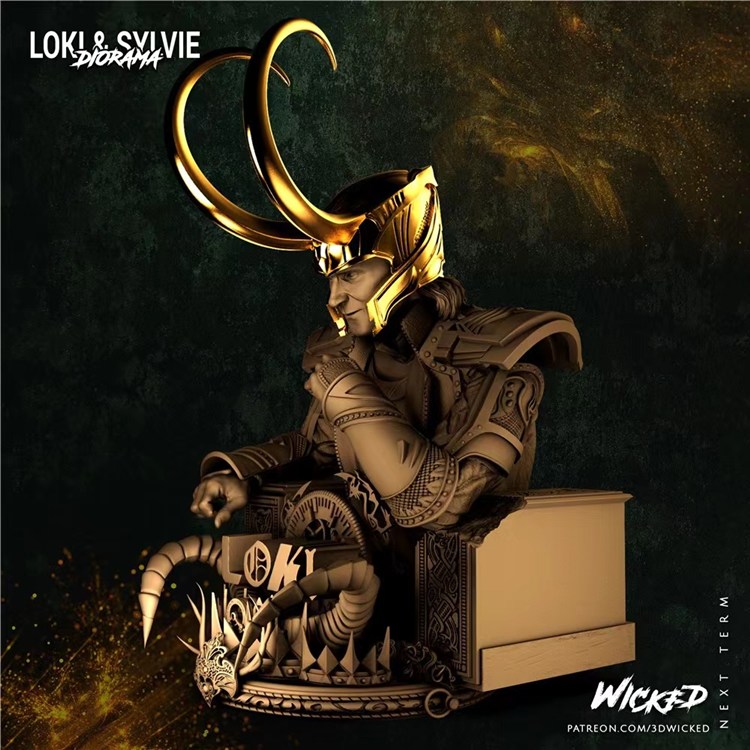 图片[2]-洛基半身像-3D合纵社-3D打印模型STL格式3mf格式免费下载！