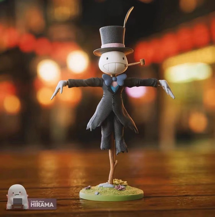 【哈尔的移动城堡】稻草人-3D合纵社-3D打印模型STL格式3mf格式免费下载！