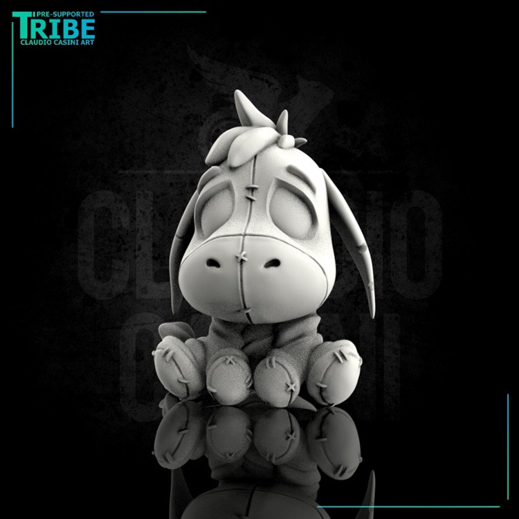 【小熊维尼】屹耳-3D合纵社-3D打印模型STL格式3mf格式免费下载！