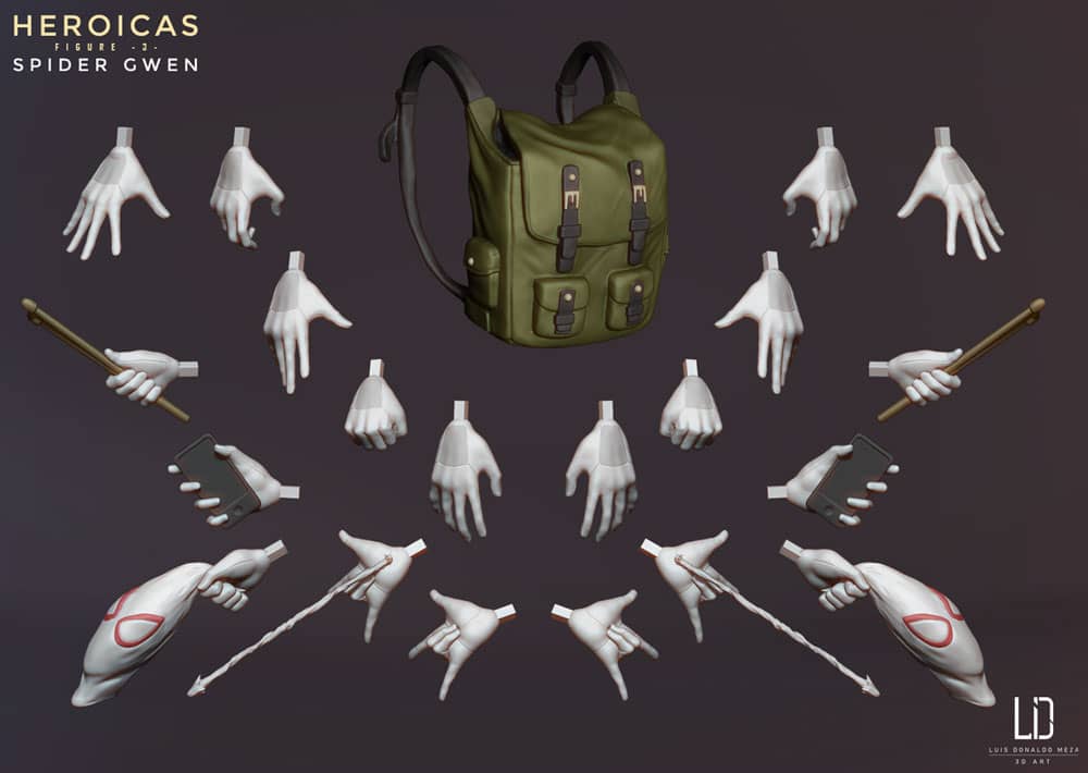 图片[4]-【DC英雄】女蜘蛛侠-3D合纵社-3D打印模型STL格式3mf格式免费下载！