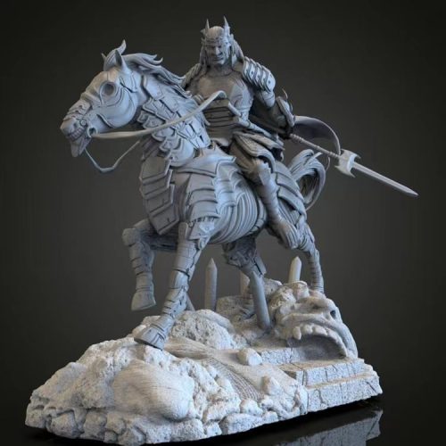 幕府骑马武士-3D合纵社-3D打印模型STL格式3mf格式免费下载！