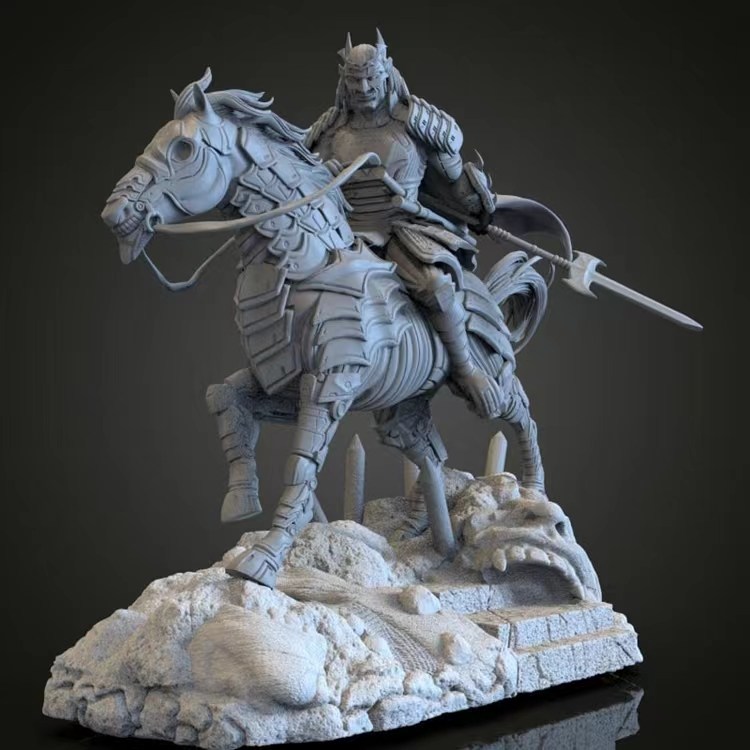 幕府骑马武士-3D合纵社-3D打印模型STL格式3mf格式免费下载！