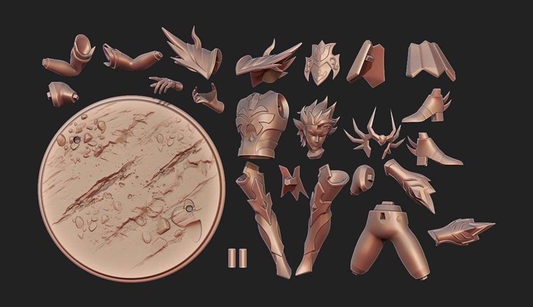 图片[3]-【圣斗士】巨蟹座-迪斯马斯克-3D合纵社-3D打印模型STL格式3mf格式免费下载！