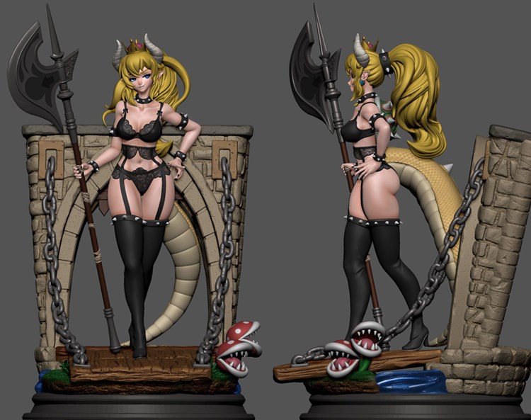 图片[3]-库巴姬双版本-3D合纵社-3D打印模型STL格式3mf格式免费下载！