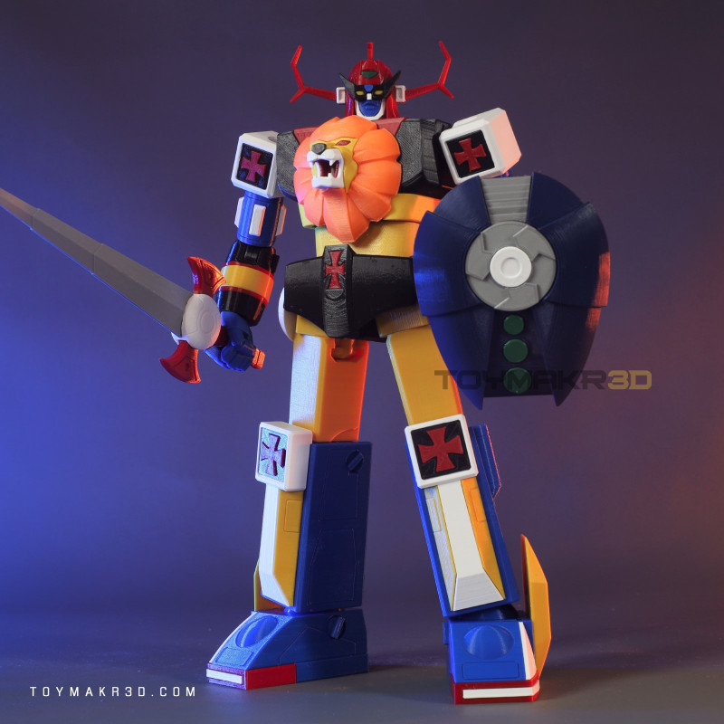 宇宙大帝金毛狮王-3D合纵社-3D打印模型STL格式3mf格式免费下载！