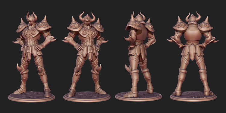 图片[2]-【圣斗士】金牛座-阿鲁迪巴-3D合纵社-3D打印模型STL格式3mf格式免费下载！