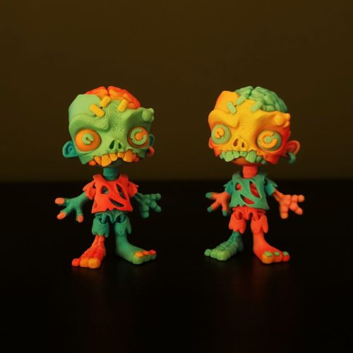 僵尸钥匙链-3D合纵社-3D打印模型STL格式3mf格式免费下载！