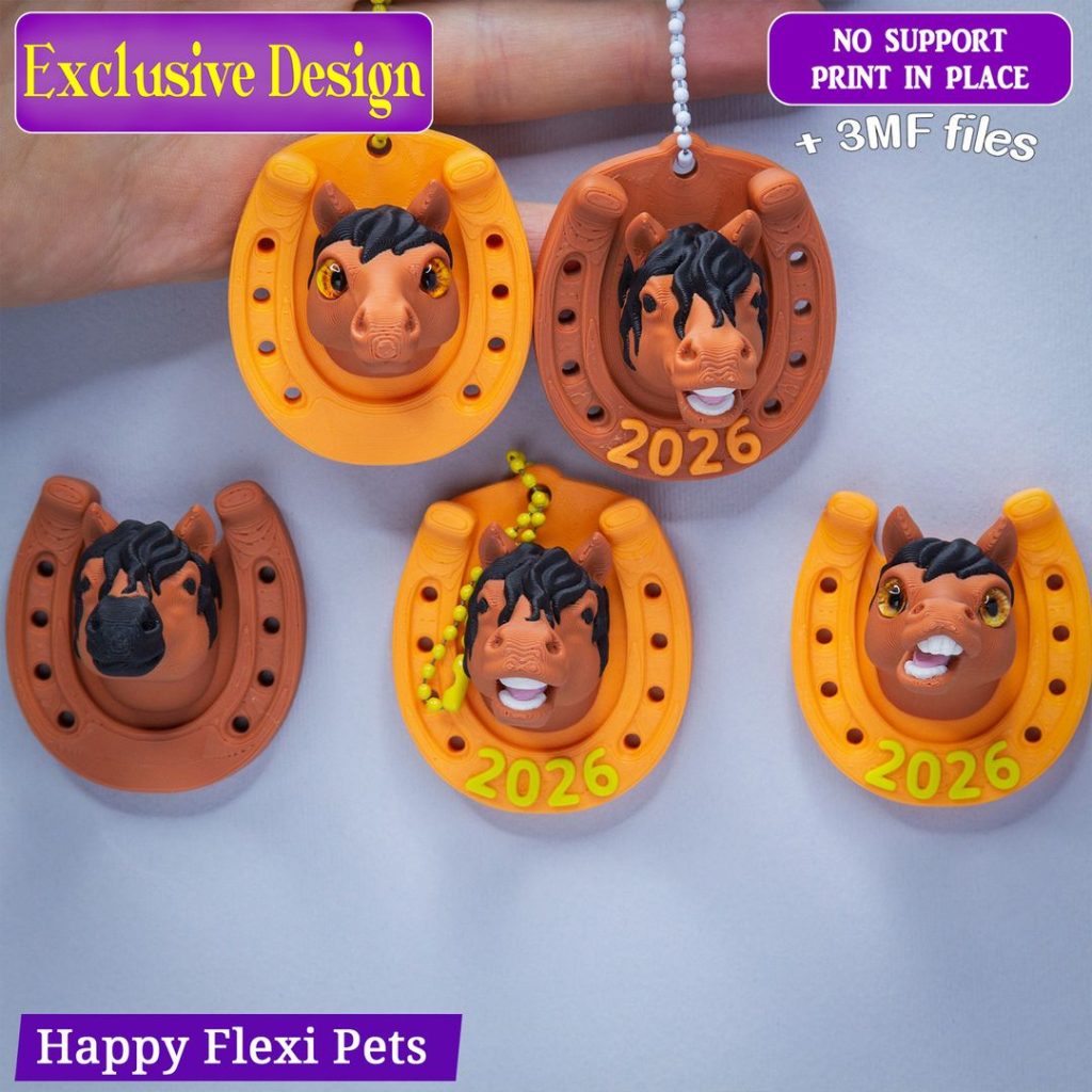 图片[3]-马头冰箱贴