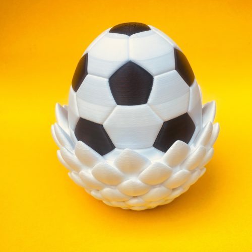 足球龙、蛋-3D合纵社-3D打印模型STL格式3mf格式免费下载！