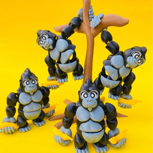 猩猩-3D合纵社-3D打印模型STL格式3mf格式免费下载！