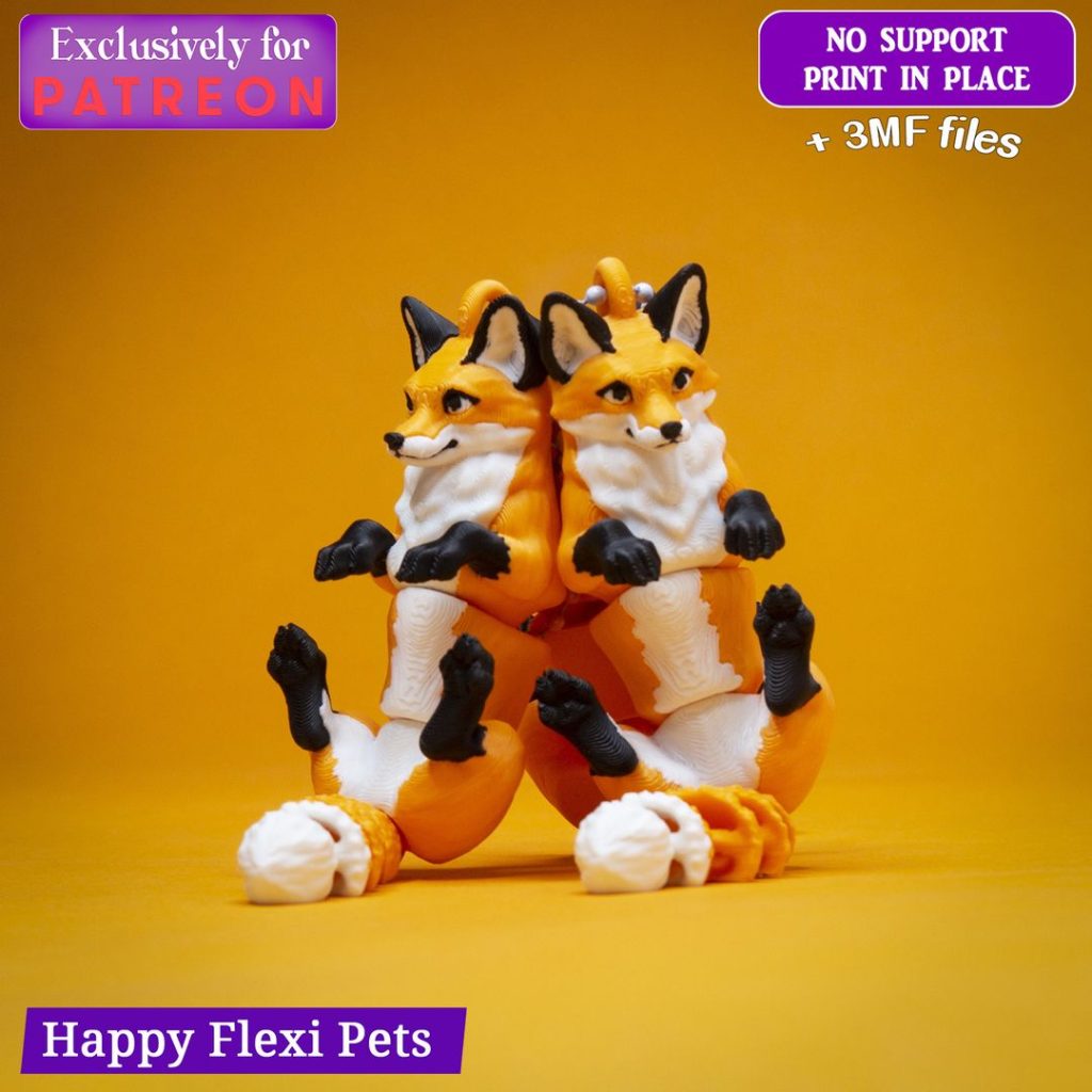 图片[2]-狐狸钥匙扣