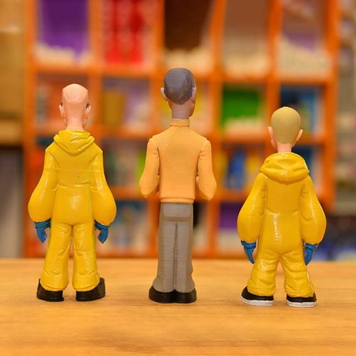 【绝命毒师】老白、小粉、炸鸡叔-3D合纵社-3D打印模型STL格式3mf格式免费下载！