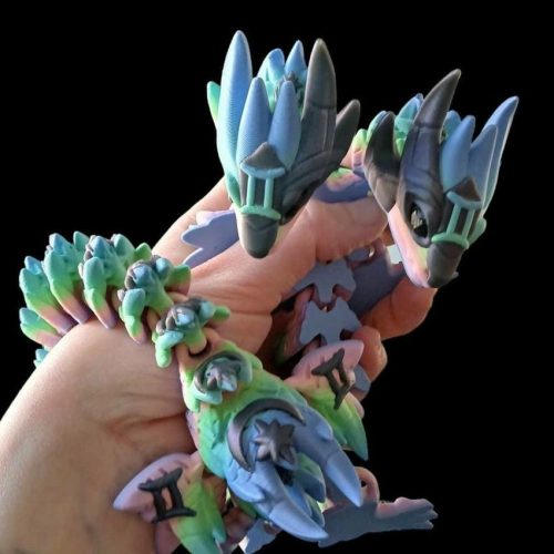 双子龙-3D合纵社-3D打印模型STL格式3mf格式免费下载！