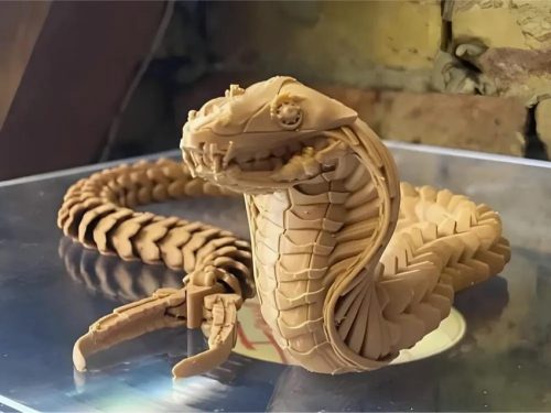 机甲蛇-3D合纵社-3D打印模型STL格式3mf格式免费下载！