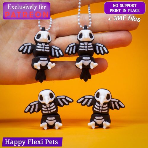 暗黑骨鸦-3D合纵社-3D打印模型STL格式3mf格式免费下载！