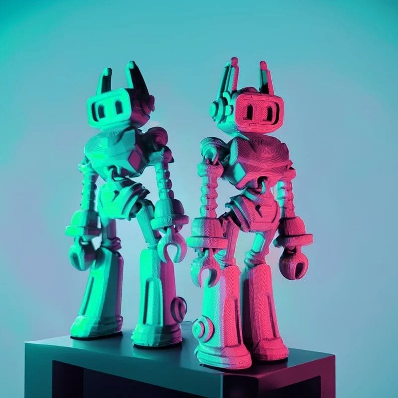 未来感ZIPPY机器人-3D合纵社-3D打印模型STL格式3mf格式免费下载！