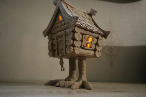 神秘巴巴雅嘎小屋模型-3D合纵社-3D打印模型STL格式3mf格式免费下载！