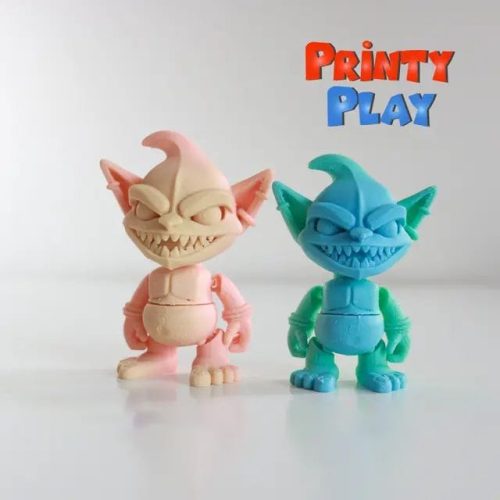 梦幻迷人的妖精手办玩偶-3D合纵社-3D打印模型STL格式3mf格式免费下载！