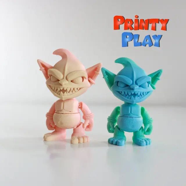 梦幻迷人的妖精手办玩偶-3D合纵社-3D打印模型STL格式3mf格式免费下载！