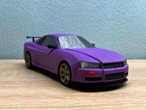 经典NISSAN SKYLINE车模-3D合纵社-3D打印模型STL格式3mf格式免费下载！