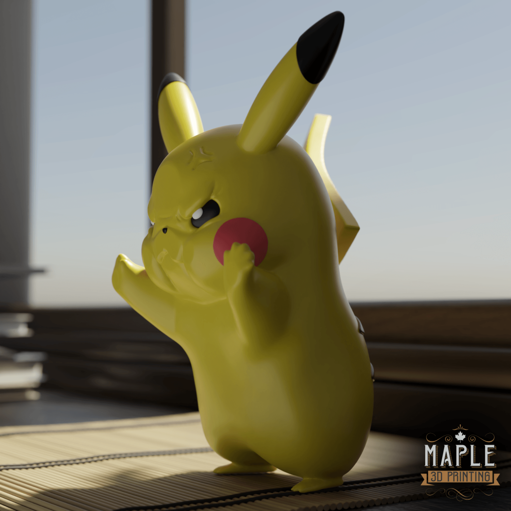 图片[2]-窗边皮卡丘  宝可梦-3D合纵社-3D打印模型STL格式3mf格式免费下载！