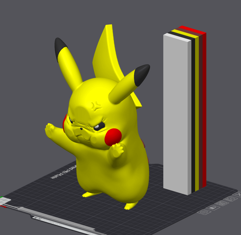 图片[5]-窗边皮卡丘  宝可梦-3D合纵社-3D打印模型STL格式3mf格式免费下载！