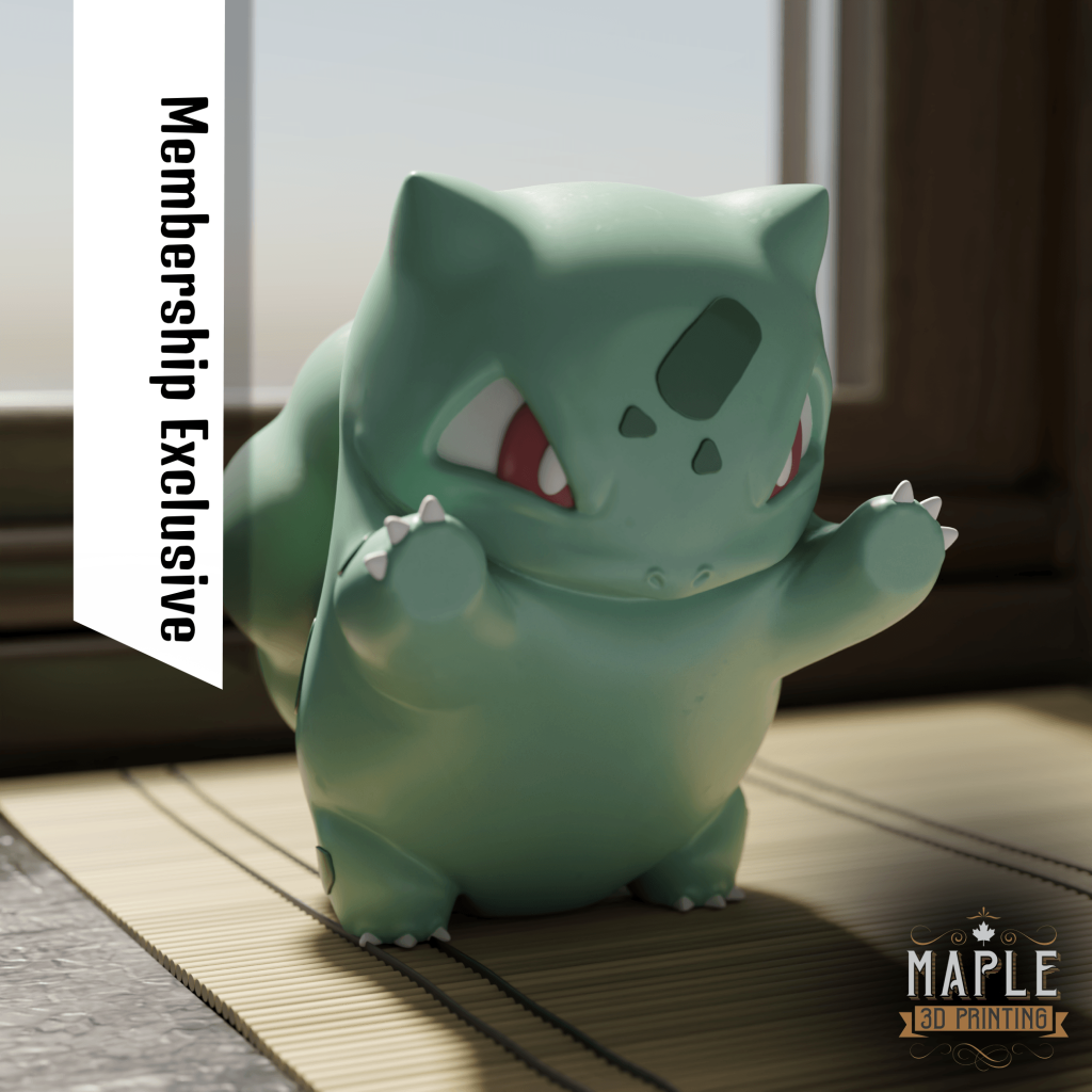 窗边妙蛙种子 宝可梦-3D合纵社-3D打印模型STL格式3mf格式免费下载！