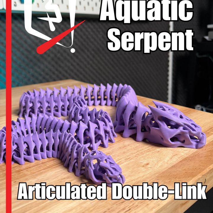 Plastic-3D NO.087 海蛇 双重链接