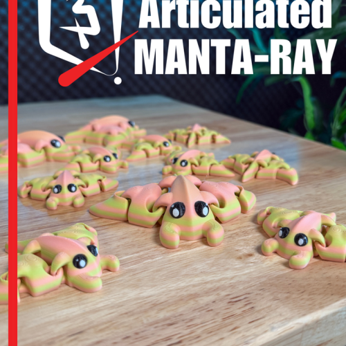 Plastic-3D NO.092 蝠鳐-3D合纵社-3D打印模型STL格式3mf格式免费下载！