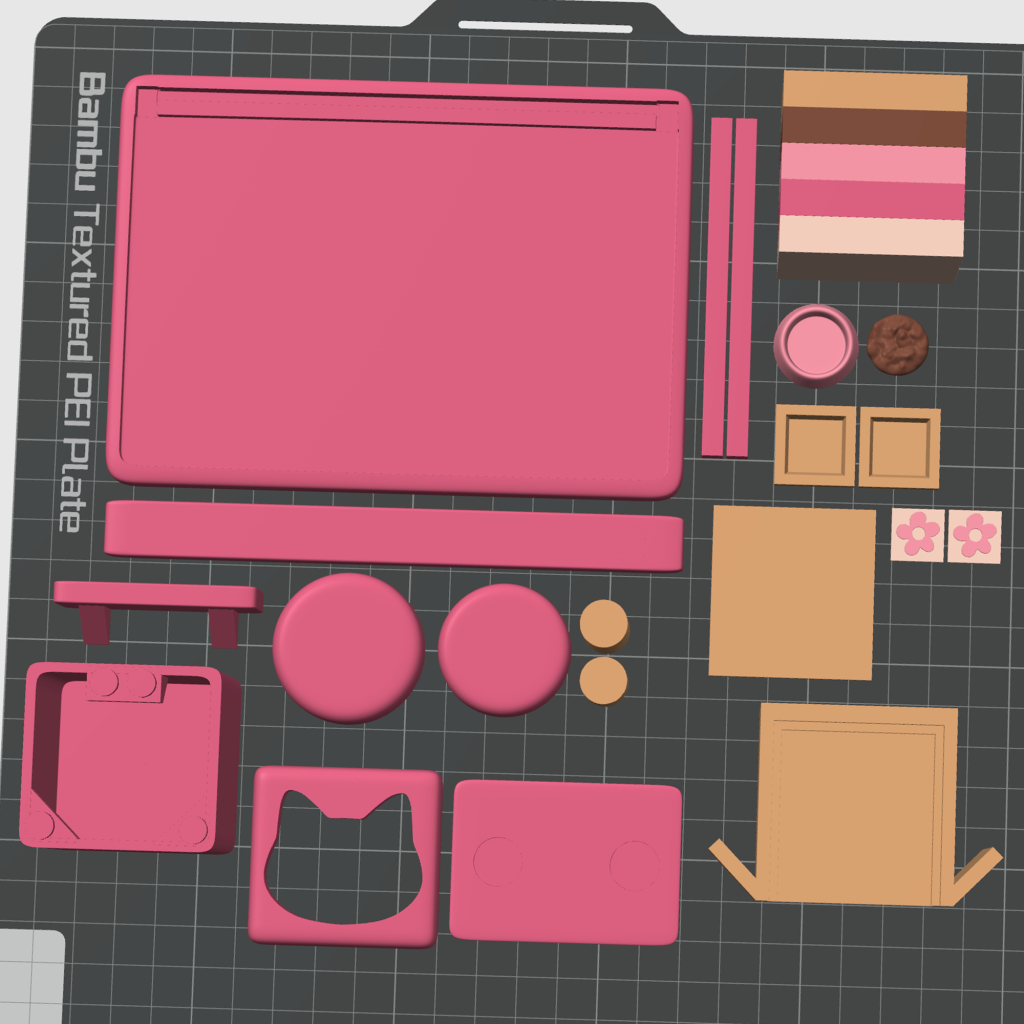 图片[5]-3DGOB NO.083 猫咪游戏套装 - 3D打印模型