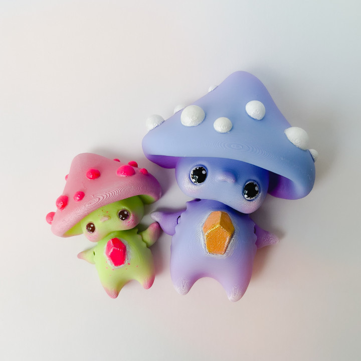 图片[3]-蘑菇小精灵-3D合纵社-3D打印模型STL格式3mf格式免费下载！