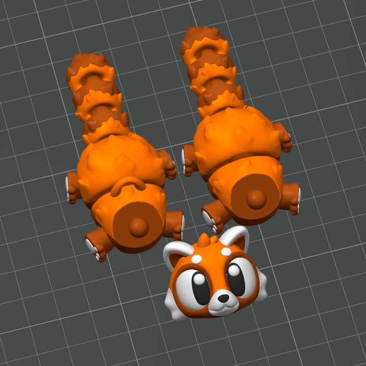 图片[4]-3DGOB NO:046  小熊猫-3D合纵社-3D打印模型STL格式3mf格式免费下载！