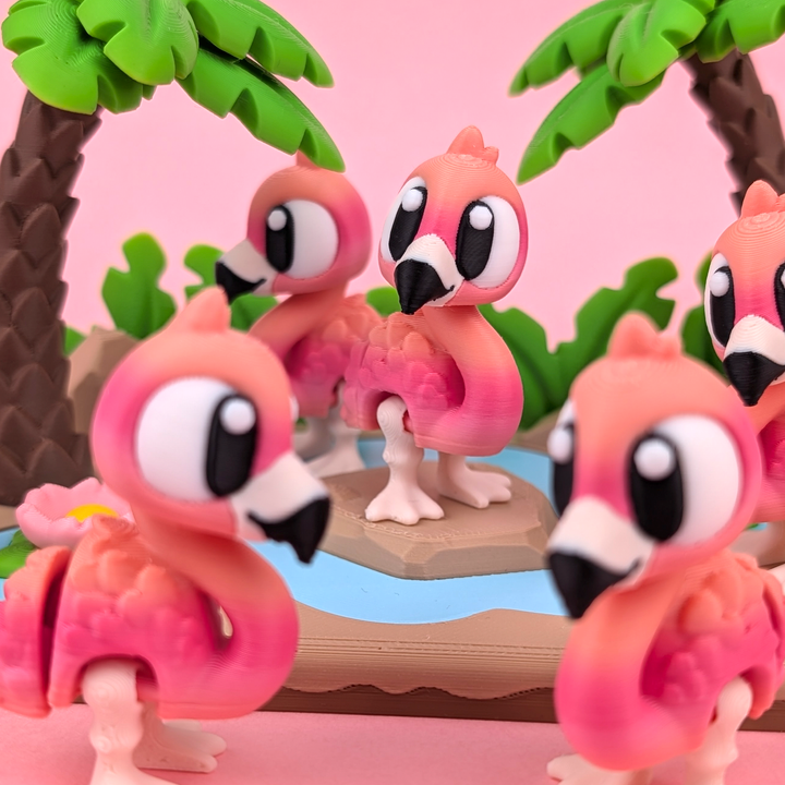 图片[3]-3DGOB NO:087  火烈鸟-3D合纵社-3D打印模型STL格式3mf格式免费下载！