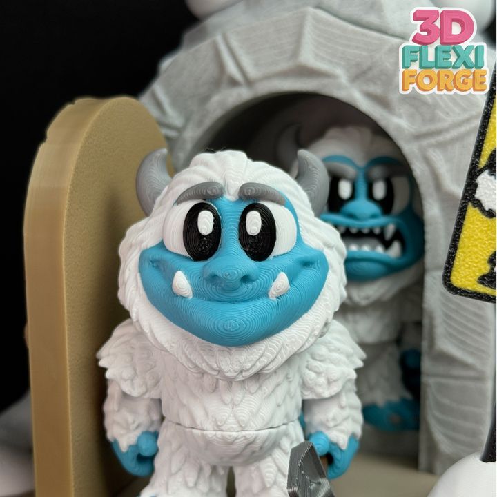 图片[3]-3D FORGE NO.023 万圣节雪人和雪中小屋-3D合纵社-3D打印模型STL格式3mf格式免费下载！