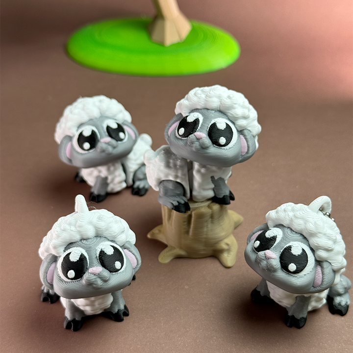 图片[3]-3D FORGE NO.001 关节可动绵羊-3D合纵社-3D打印模型STL格式3mf格式免费下载！