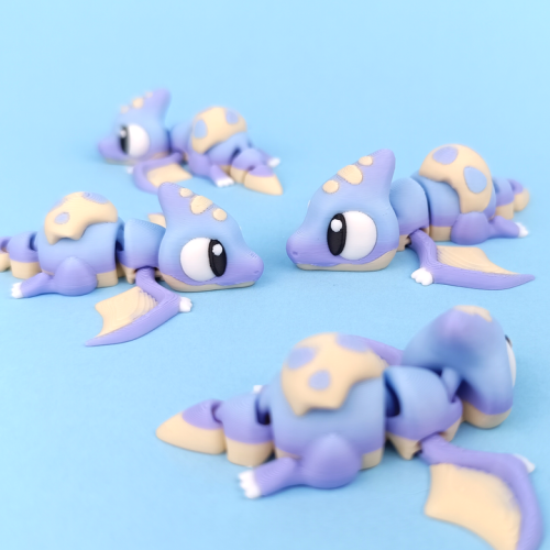 3DGOB NO:037  翼龙-3D合纵社-3D打印模型STL格式3mf格式免费下载！