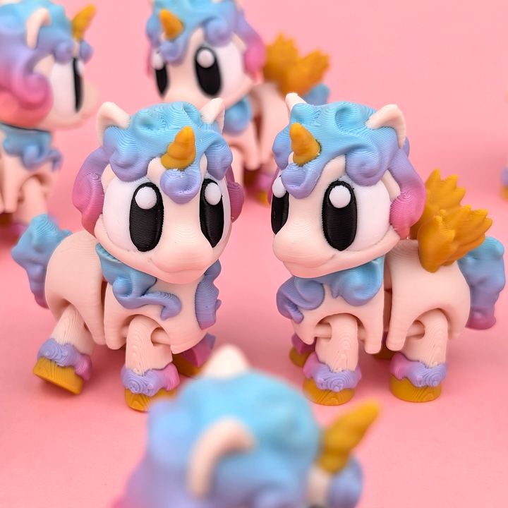 图片[2]-3DGOB NO:090   独角兽-3D合纵社-3D打印模型STL格式3mf格式免费下载！