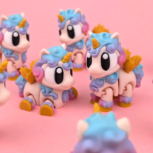 3DGOB NO:090   独角兽-3D合纵社-3D打印模型STL格式3mf格式免费下载！