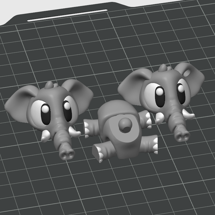 图片[4]-3DGOB NO:089 大象-3D合纵社-3D打印模型STL格式3mf格式免费下载！