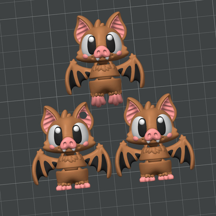 图片[5]-3DGOB NO:069 蝙蝠 迷你洞穴-3D合纵社-3D打印模型STL格式3mf格式免费下载！