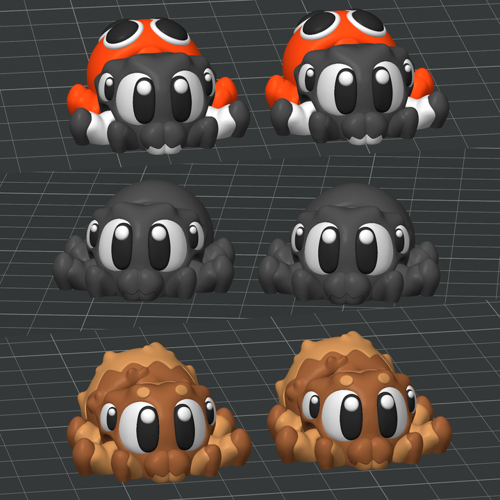 图片[4]-3DGOB NO:071 蜘蛛-3D合纵社-3D打印模型STL格式3mf格式免费下载！