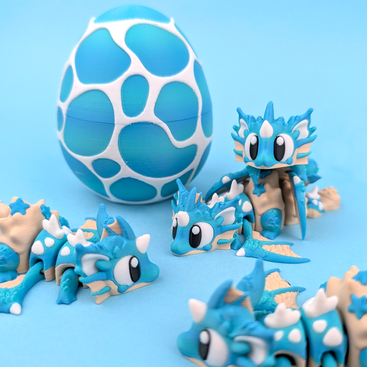 图片[2]-3DGOB NO:066 海螺迷你龙 龙蛋-3D合纵社-3D打印模型STL格式3mf格式免费下载！