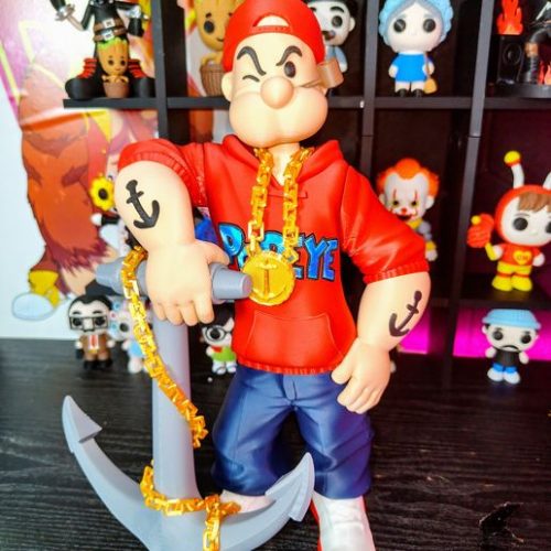 Vittoriaprint NO:054 大力水手 都市风情-3D合纵社-3D打印模型STL格式3mf格式免费下载！