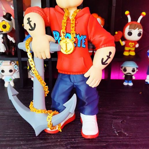 图片[2]-Vittoriaprint NO:054 大力水手 都市风情-3D合纵社-3D打印模型STL格式3mf格式免费下载！