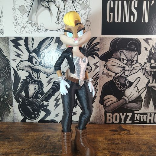 Vittoriaprint NO:031 萝拉兔 金属风-3D合纵社-3D打印模型STL格式3mf格式免费下载！