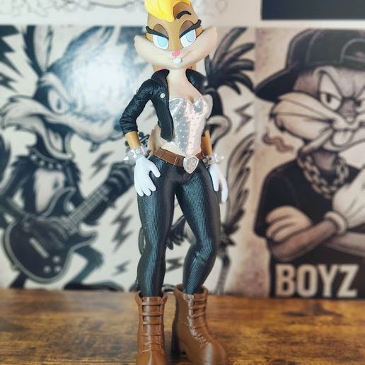 图片[2]-Vittoriaprint NO:031 萝拉兔 金属风-3D合纵社-3D打印模型STL格式3mf格式免费下载！