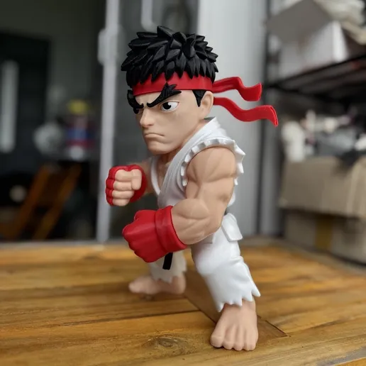 图片[4]-DecorMasterNO:068  街头霸王 隆 ryu Fan art-3D合纵社-3D打印模型STL格式3mf格式免费下载！