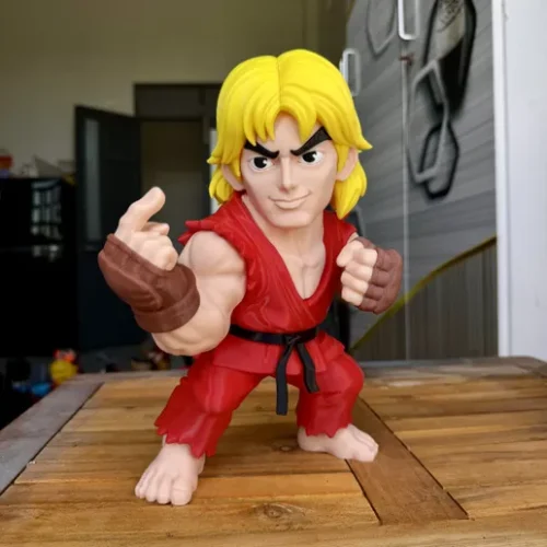 DecorMasterNO:071 街头霸王 肯 ken Fan art-3D合纵社-3D打印模型STL格式3mf格式免费下载！